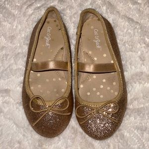 Toddler girls glitter ballet flats